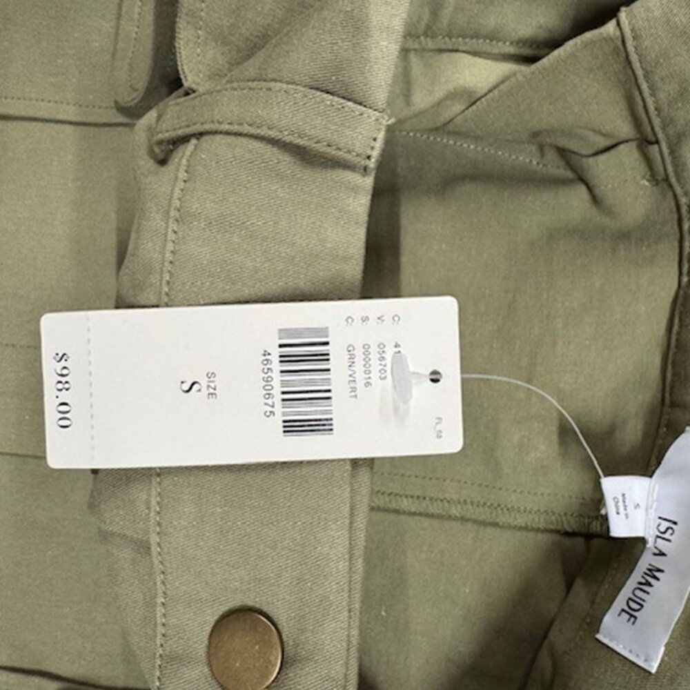 NWT Anthropologie UtilityPencil Skirt by ISLA MAUDE - Picture 6 of 7